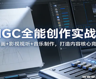 AIGCȫ�ܴ���ʵս�� AI�滭+Ӱ������+�������� �������ݺ��ľ�����